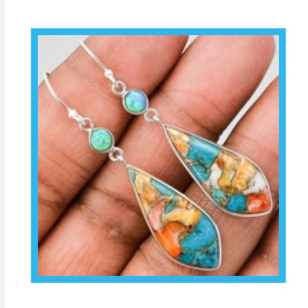 Multi Colored Drop Earring